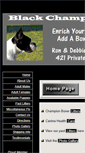 Mobile Screenshot of blackchampionboxers.com